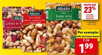 Lidl Mix de Frutos Secos promoção