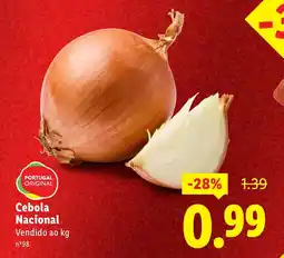 Lidl Cebola Nacional promoção