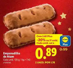 Lidl Empanadilha de Atum promoção
