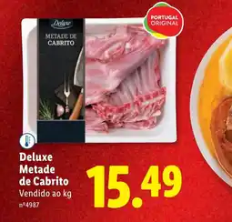 Lidl Deluxe Metade de Cabrito promoção