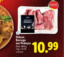 Lidl Deluxe Borrego aos Pedaços promoção