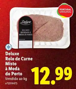 Lidl Deluxe Rolo de Carne Misto à Moda do Porto promoção