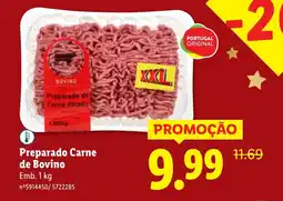 Lidl Preparado de Carne de Bovino promoção