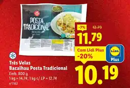 Lidl Três Velas Bacalhau Posta Tradicional promoção