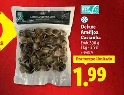 Lidl Deluxe Amêijoa Castanha promoção