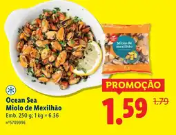 Lidl Ocean Sea Miolo de Mexilhão promoção