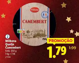 Lidl Milbona Queijo Camembert promoção