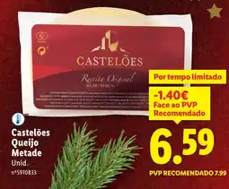 Lidl Castelões Queijo Metade promoção