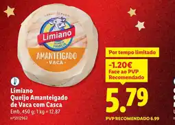 Lidl Limiano Queijo Amanteigado de Vaca com Casca promoção