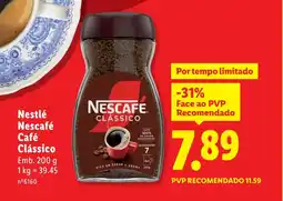 Lidl Nestlé Nescafé Café Clássico promoção