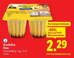 Lidl A Leiteira Flan promoção