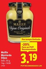 Lidl Maille Mostarda Dijon promoção