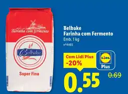 Lidl Belbake Farinha com fermento promoção