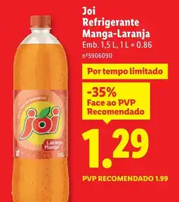 Lidl Joi Refrigerante Manga-Laranja promoção