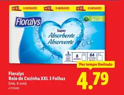Lidl Floralys Rolo de Cozinha XXL 3 Folhas promoção