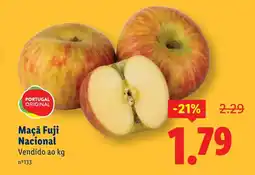 Lidl Maçã Fuji Nacional promoção
