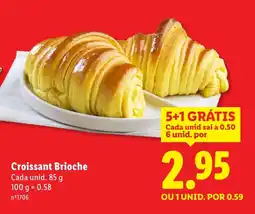Lidl Croissant Brioche promoção