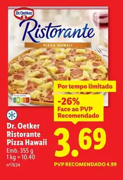 Lidl Dr. Oetker Ristorante Pizza Hawaii promoção