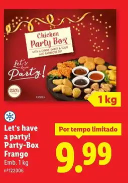 Lidl Let's have a party! Party-Box Frango promoção