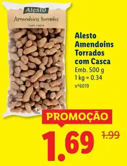 Lidl Alesto Amendoins torrados com casca promoção