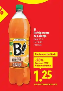 Lidl B! Refrigerante de Laranja promoção