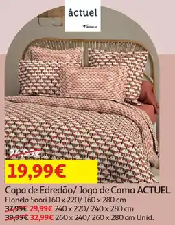 Auchan Supermercado Capa de Edredão/ Jogo de Cama ACTUEL promoção