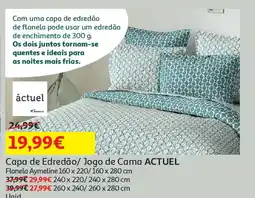 Auchan Supermercado Capa de Edredão/ Jogo de Cama ACTUEL promoção