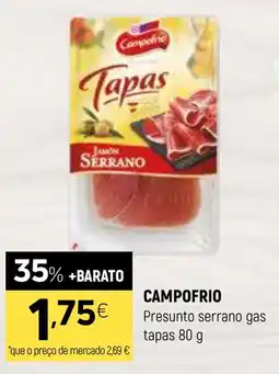 Coviran CAMPOFRIO Presunto serrano gas tapas promoção