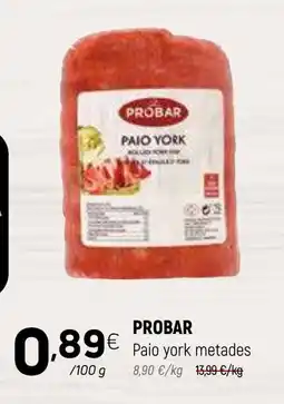 Coviran PROBAR Paio york metades promoção