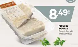 Coviran Postas de bacalhau Corrente (Lugrade) embalagem promoção