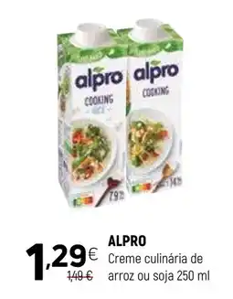 Coviran ALPRO Creme culinária de arroz ou soja promoção