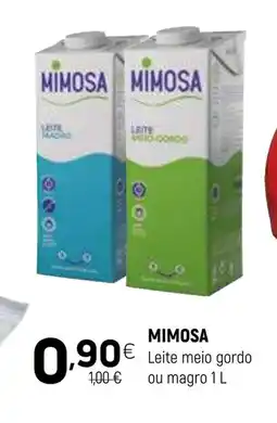 Coviran MIMOSA Leite meio gordo ou magro promoção