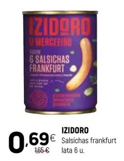 Coviran IZIDORO Salsichas frankfurt lata promoção