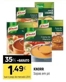 Coviran KNORR Sopas em pó promoção