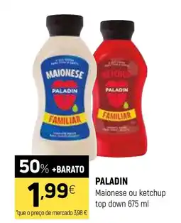 Coviran PALADIN Maionese ou ketchup top down promoção