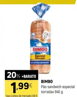 Coviran BIMBO Pão sandwich especial torradas promoção