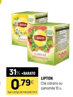 Coviran LIPTON Chá cidreira ou camomila 10 u. promoção