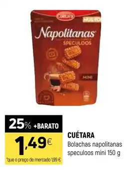 Coviran CUÉTARA Bolachas napolitanas speculoos mini promoção