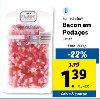 Lidl Fumadinho Bacon em Pedaços 200g promoção