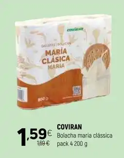 Coviran COVIRAN1,59€ Bolacha maria clássica Bolacha maria clássica promoção