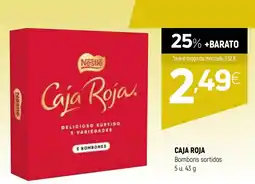 Coviran CAJA ROJA Bombons sortidos promoção