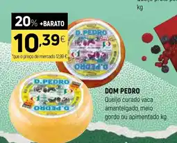 Coviran DOM PEDRO Queijo curado vaca amanteigado, meio gordo ou apimentado promoção