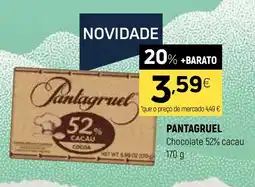 Coviran PANTAGRUEL Chocolate 52% cacau promoção