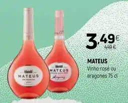 Coviran MATEUS Vinho rosé ou aragones promoção