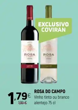 Coviran ROSA DO CAMPO Vinho tinto ou branco alentejo promoção