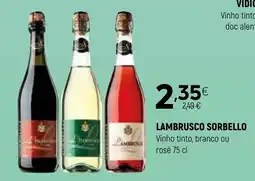 Coviran LAMBRUSCO SORBELLO Vinho tinto ou branco doc alentejano promoção