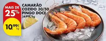 Camarão cozido 30/50 pingo doce