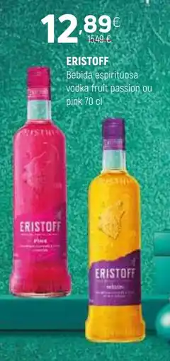 Coviran ERISTOFF Bebida espirituosa vodka fruit passion ou pink promoção