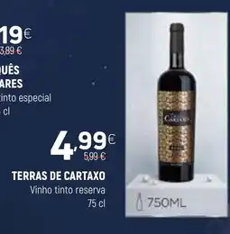 Coviran TERRAS DE CARTAXO Vinho tinto reserva promoção