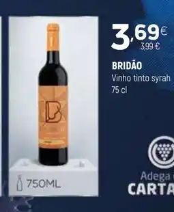 Coviran BRIDÃO Vinho tinto syrah promoção